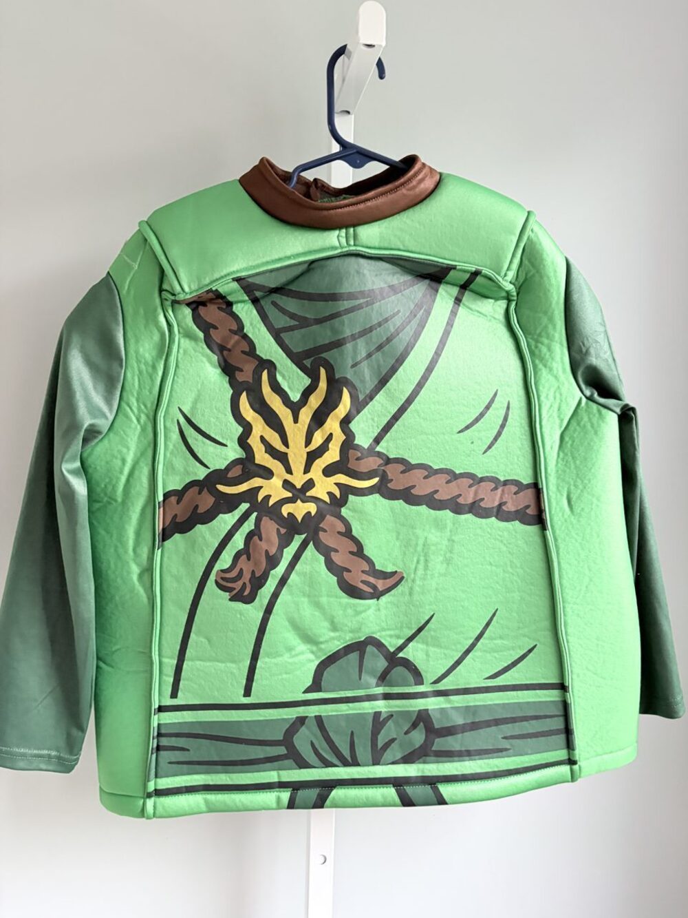 LEGO Ninjago Lloyd Green Ninja Costume Top Padded Kids M 7-8